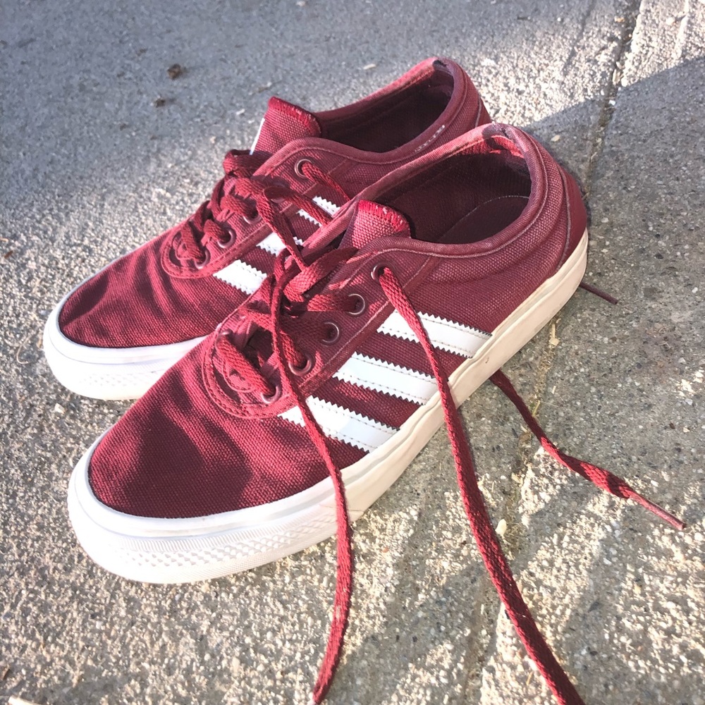 Maroon Adidas. Pre-owned.